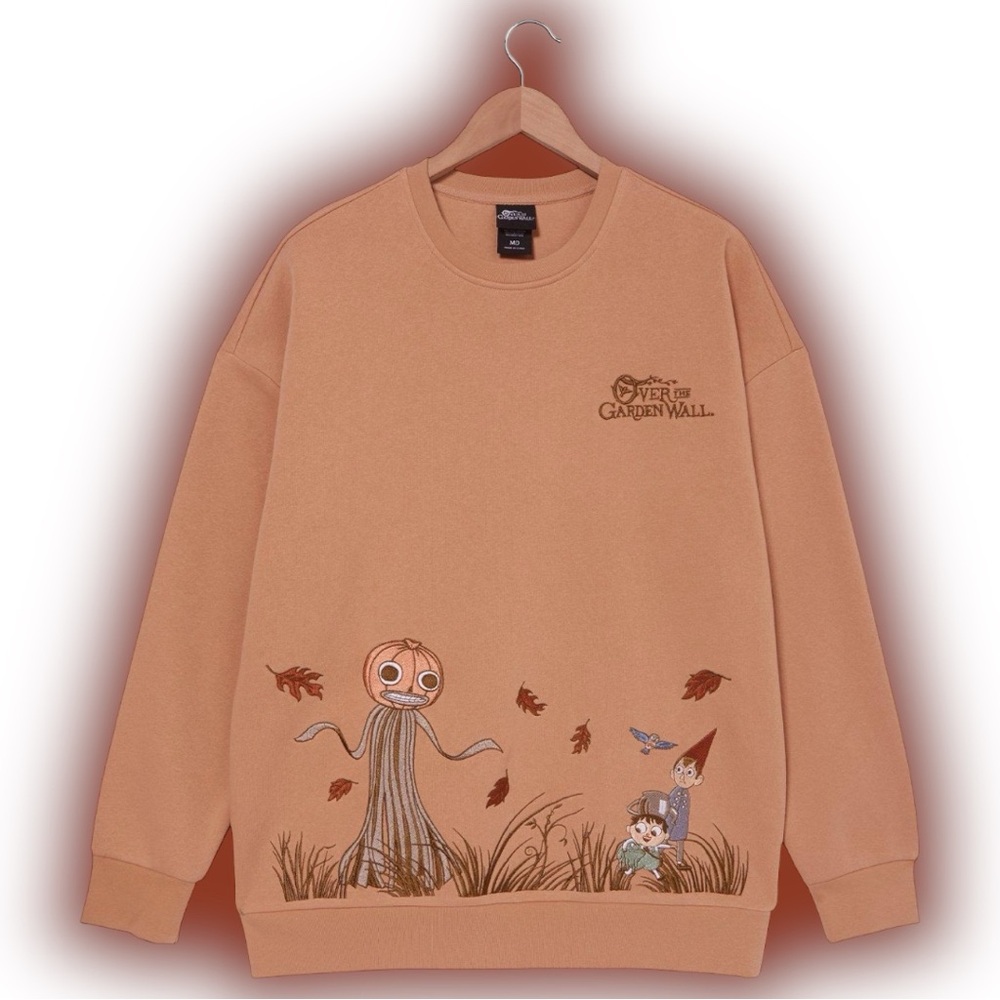 Over the Garden Wall Wirt & Greg Embroidered Crewneck (Medium)